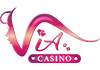 Logo VIA — vendor kasino live Elang game resmi ELANGGAME